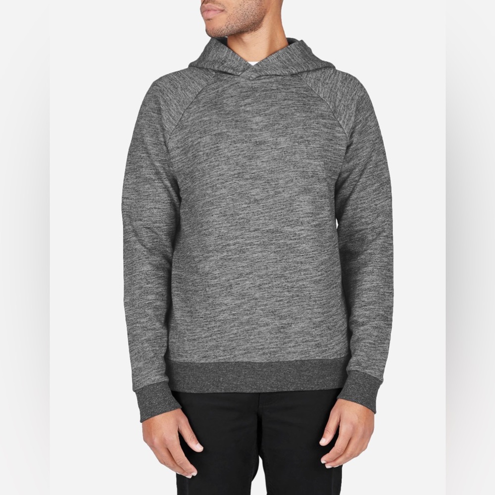 Everlane The Pullover Hoodie Sweatshirt Heathered Grey Mens Medium